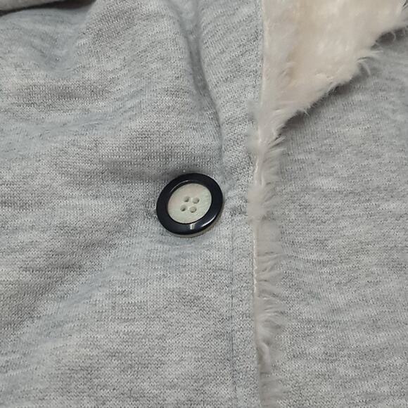 Right Bank Babies Girls Faux Fur/ Fleece Reversible Crop Vest Size 7 - Picture 7 of 12